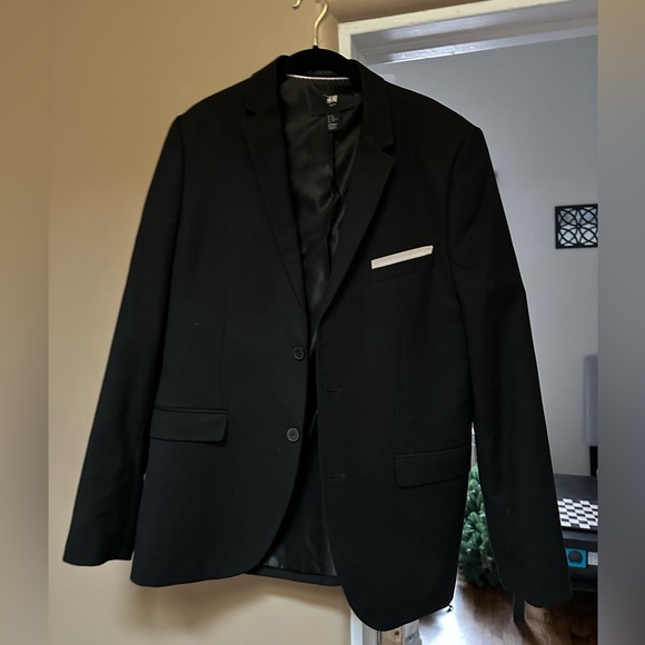 H&M Suits & Blazers Mens Black Suit Jacket Poshmark